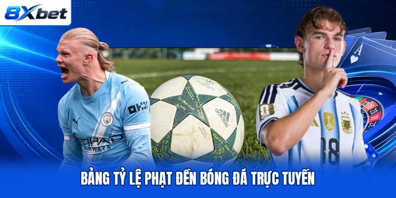 Bảng tỷ lệ phạt đền bóng đá trực tuyến