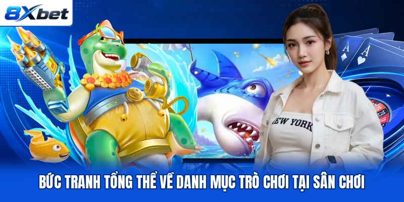 Bức tranh tổng thể về danh mục trò chơi tại sân chơi