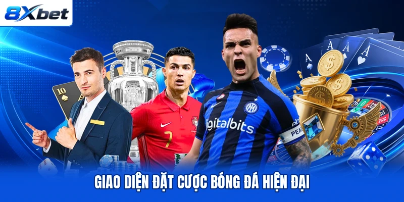 Giao diện đặt cược bóng đá hiện đại