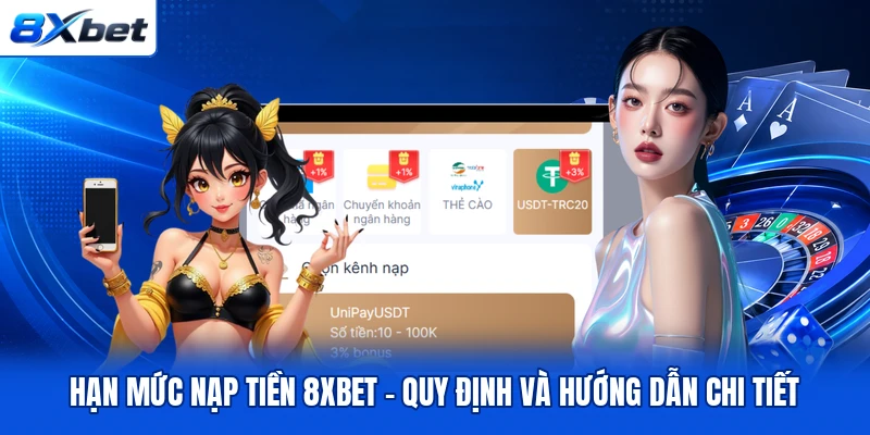 Hạn Mức Nạp Tiền 8XBET - Quy Định Và Hướng Dẫn Chi Tiết