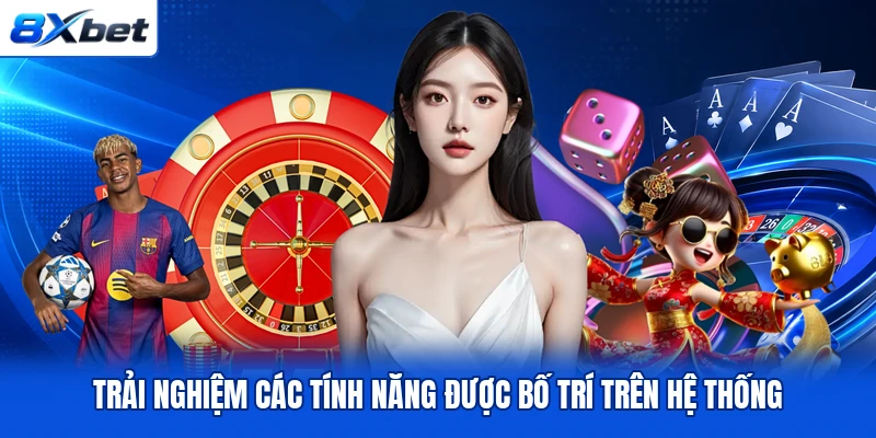 Trải nghiệm các tính năng được bố trí trên hệ thống
